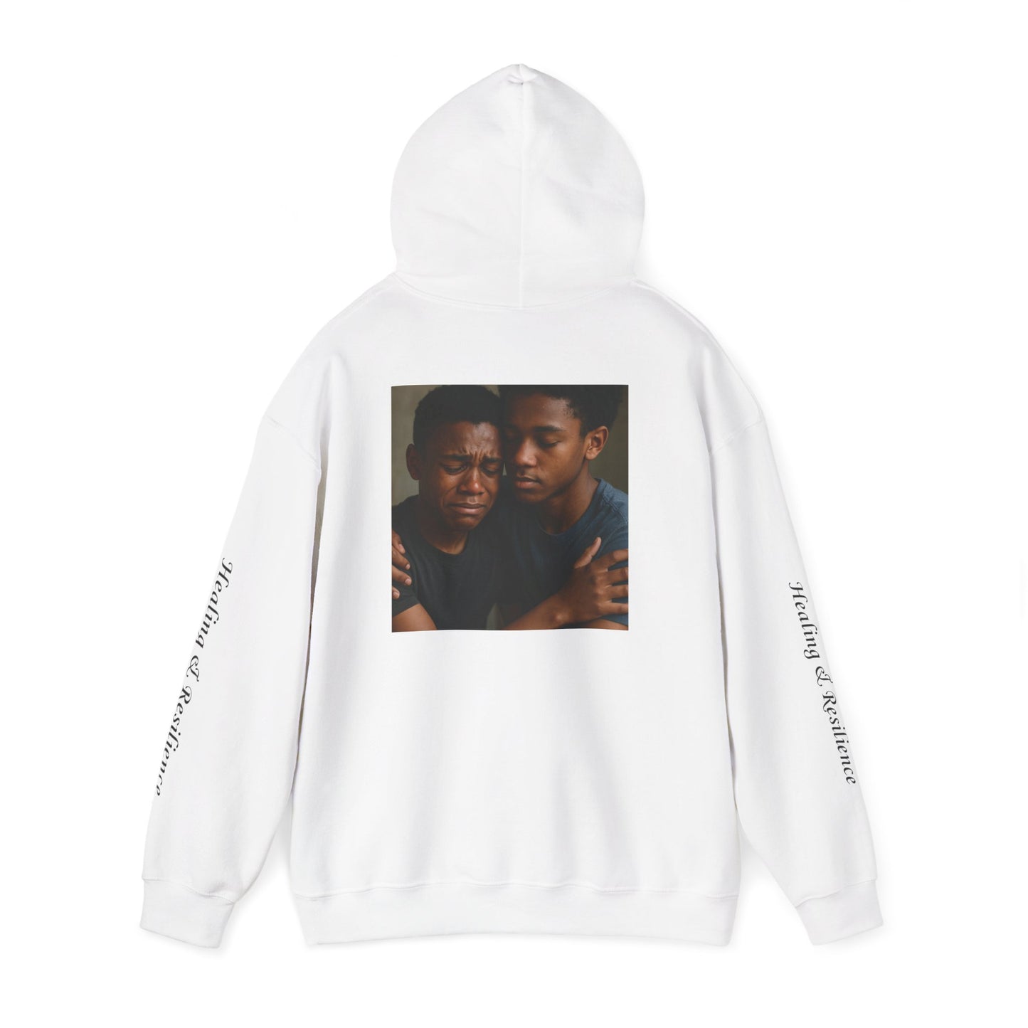 Healing & Resilience Hooded Sweatshirt, Cozy Unisex Hoodie for Comfort, Mental Health Awareness, Gift for Friends, Meaningful Apparel