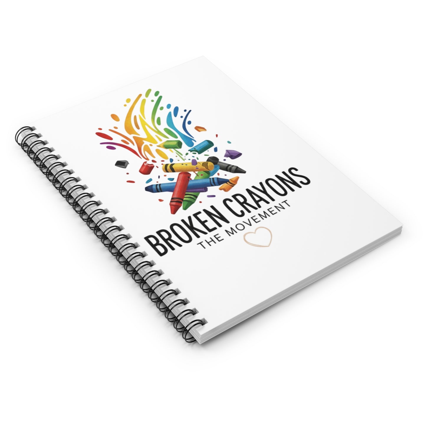 Broken Crayons Spiral Notebook – Empowerment Journal for Boys of Color | Gritty, Bold, Affirming