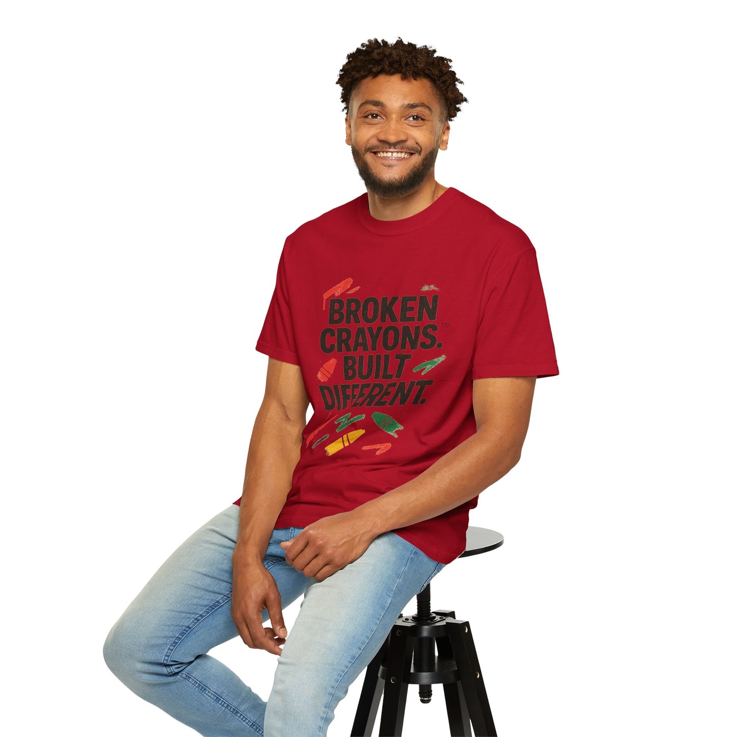 Broken Crayons Built Different™ Tee | Bold Urban Streetwear