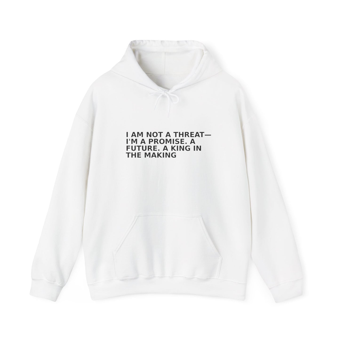 Empowerment Message Hoodie, Cozy Unisex Sweatshirt for Self-Expression, Future, Promise, Gift for Him/Her, Casual Wear