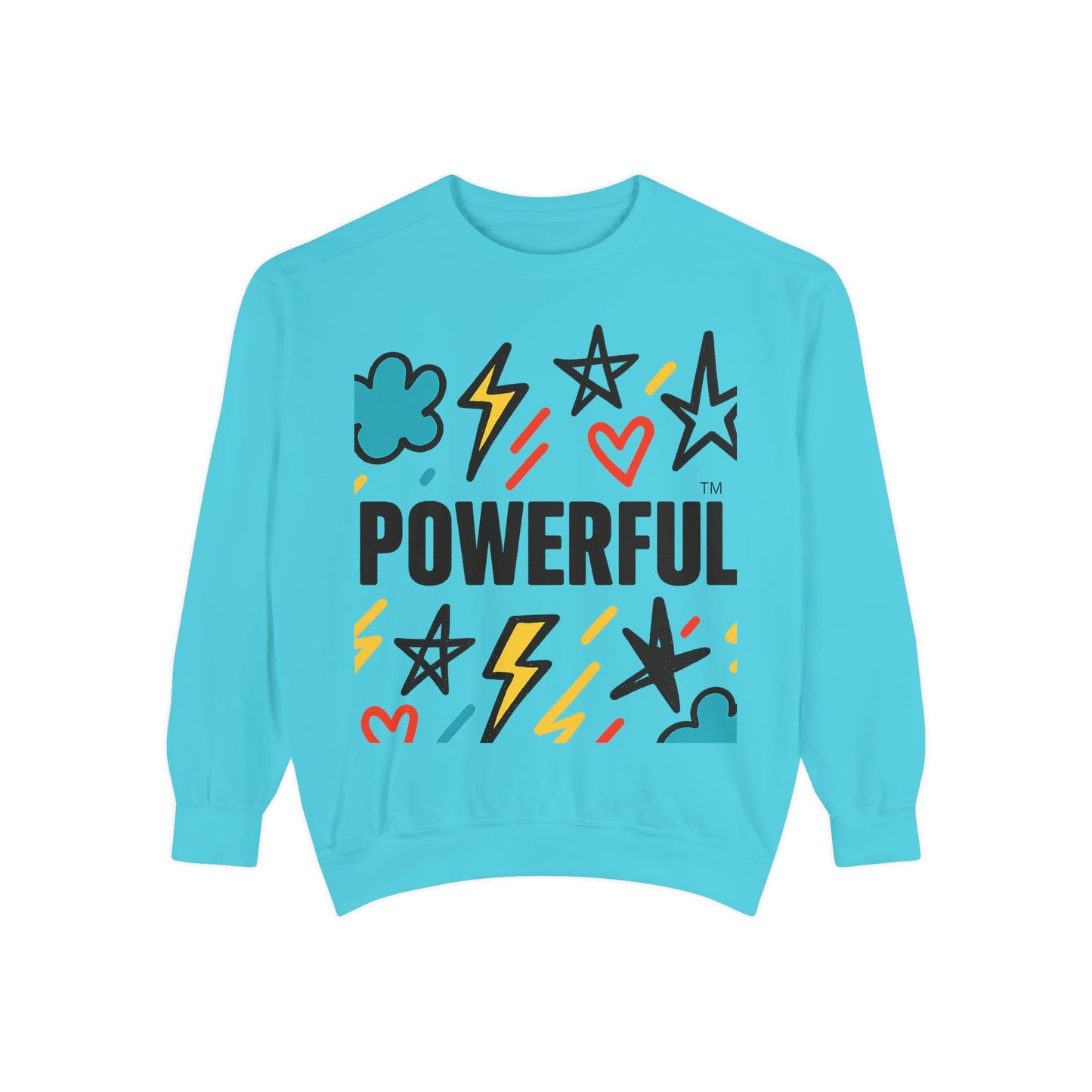 POWERFUL™ Graffiti Sweatshirt – Bold Affirmation for Boys of Color