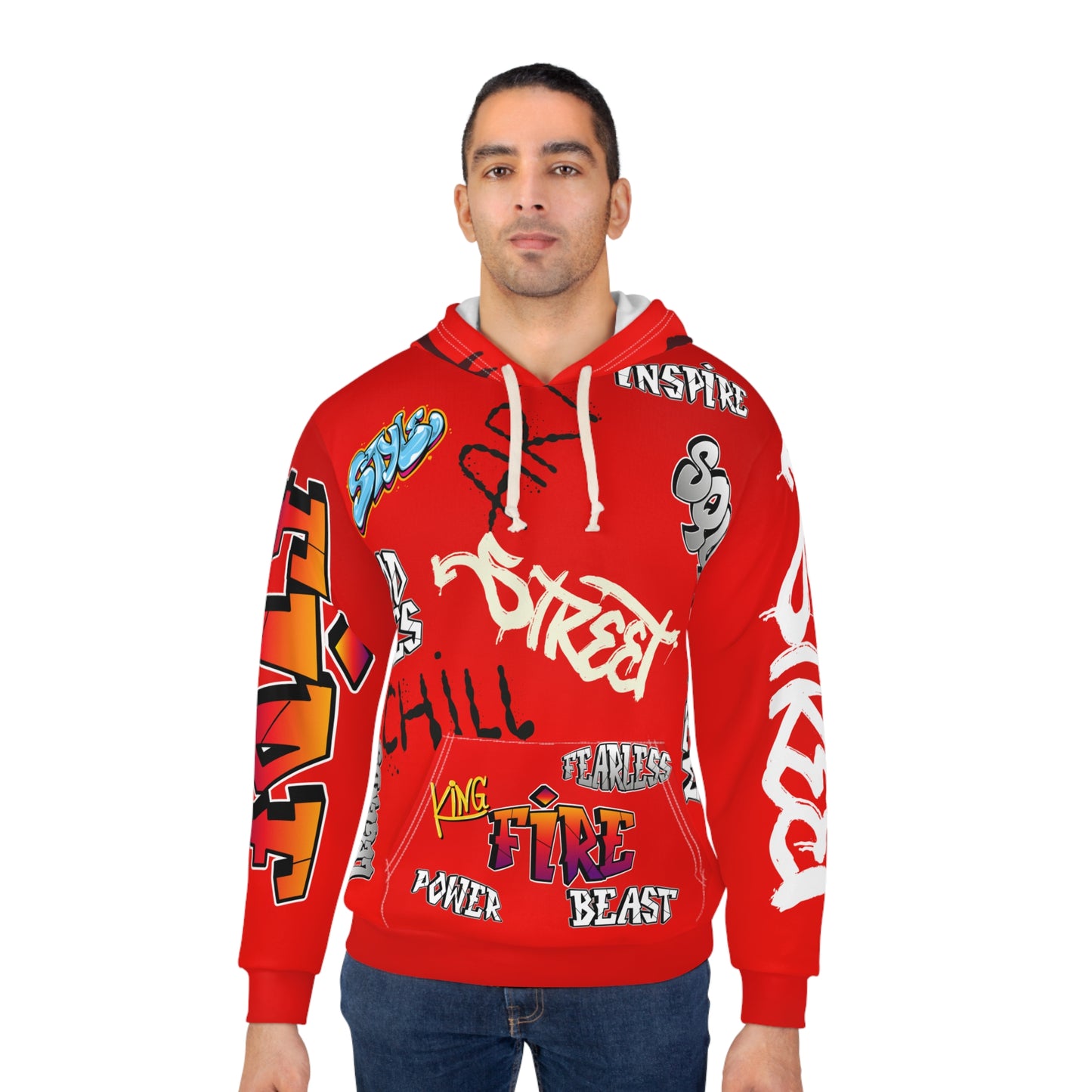 The Broken Crayons Street Art Unisex Hoodie, Vibrant Streetwear, Graffiti-Inspired Fashion
