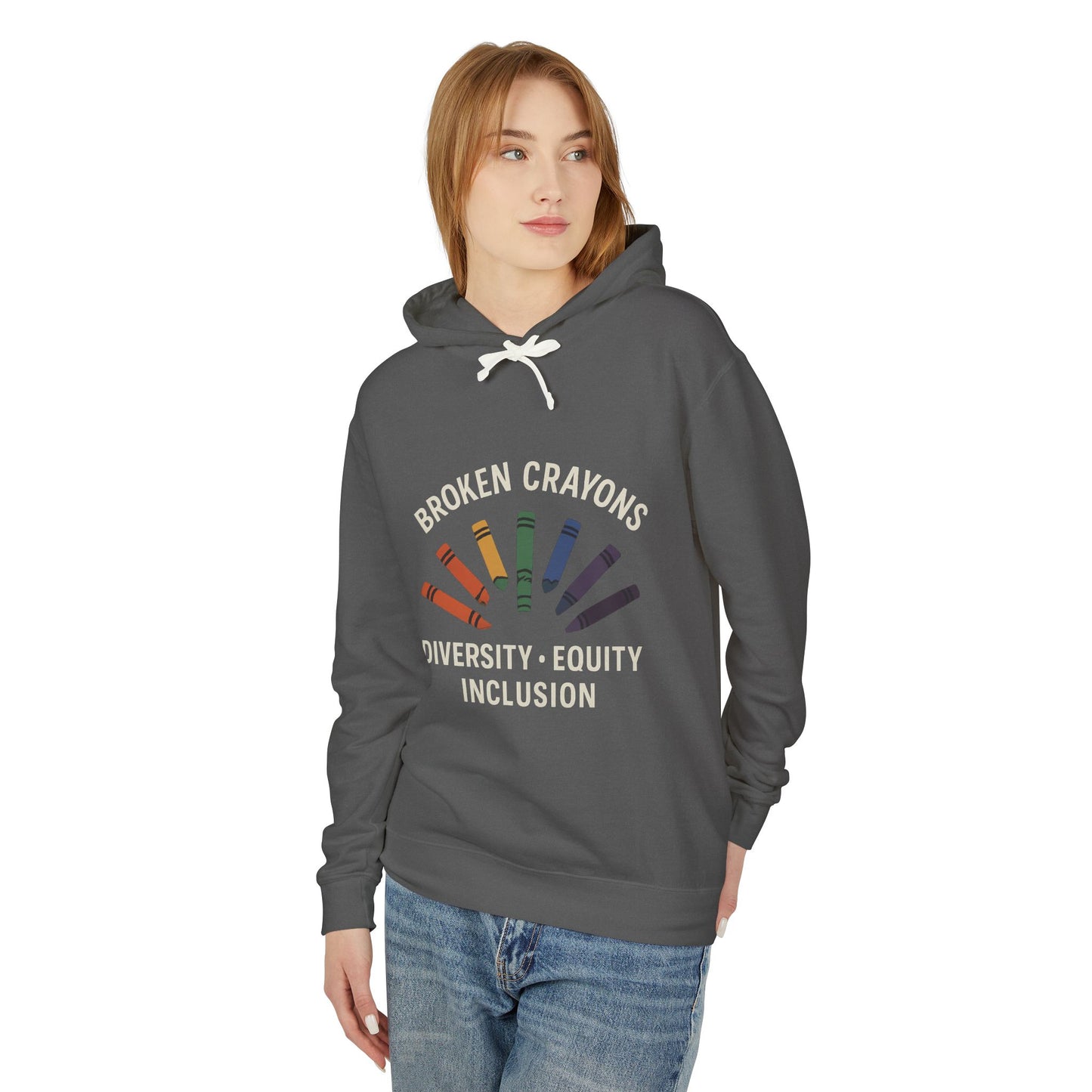 Broken Crayons™ Diversity Hoodie – “I Am a Boy of Color…PERIOD!” Empowerment Streetwear