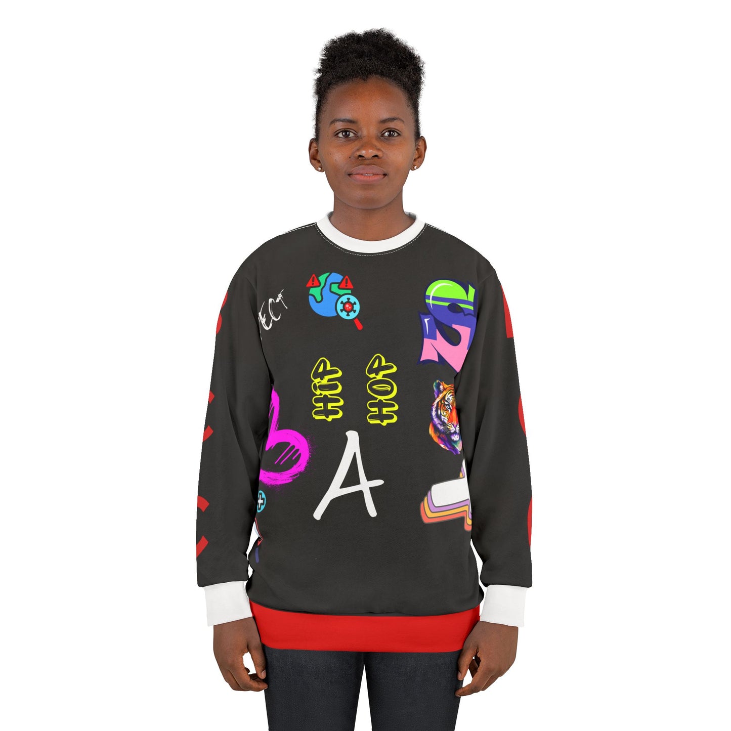 Broken Crayons CollectionTrendy Hip Hop Sweatshirt, Unisex Streetwear,