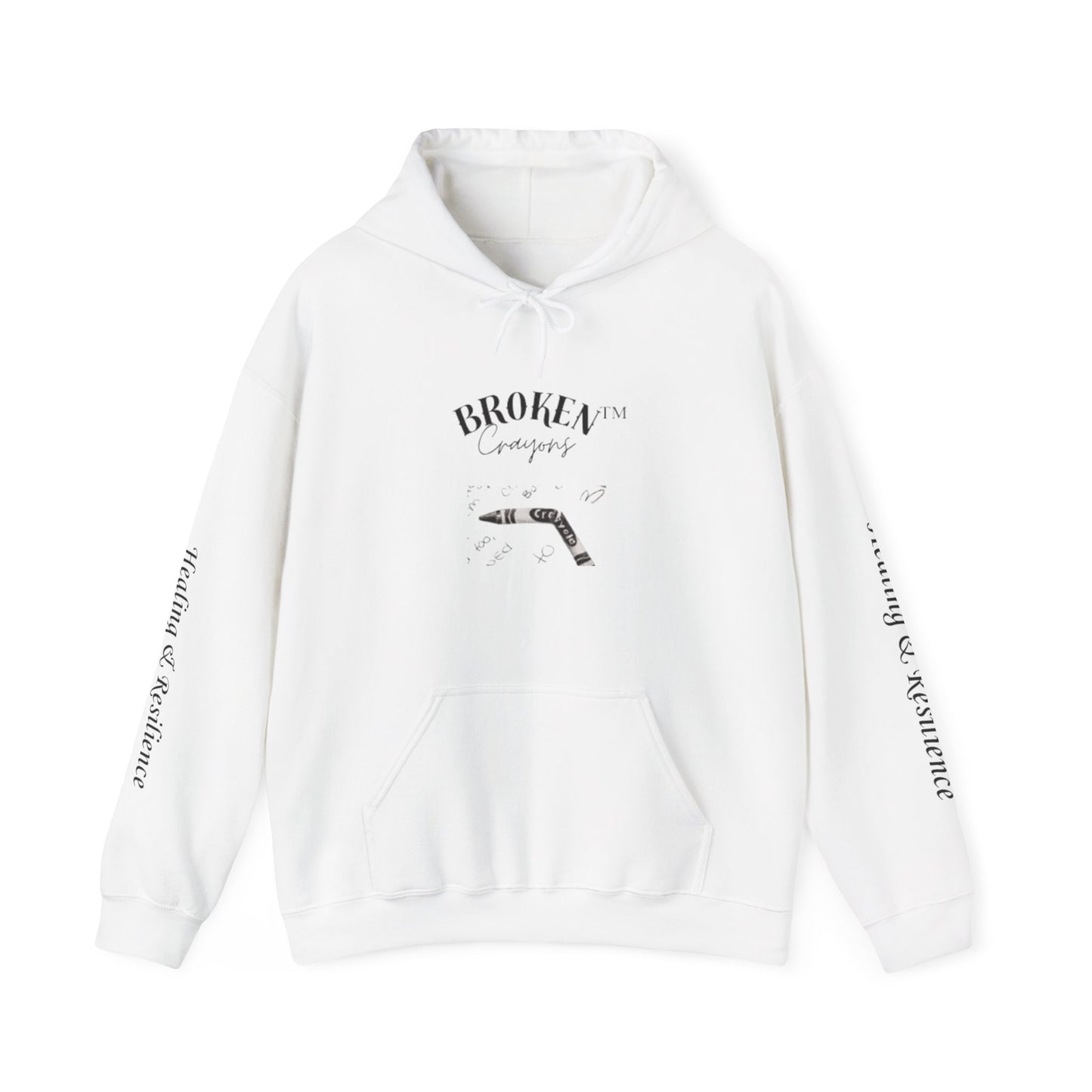 Healing & Resilience Hooded Sweatshirt, Cozy Unisex Hoodie for Comfort, Mental Health Awareness, Gift for Friends, Meaningful Apparel