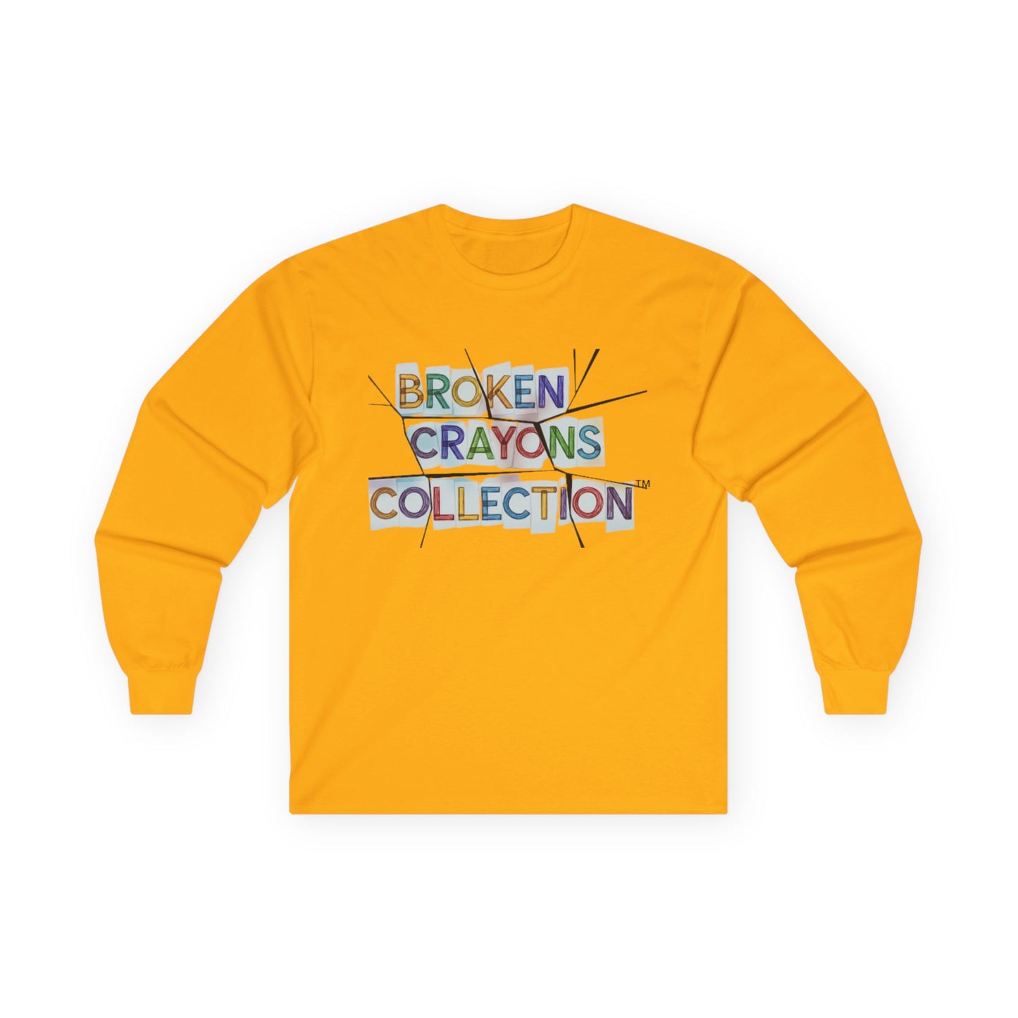 Broken Crayons Collection "You Are Intelligent & Creative" Urban Long Sleeve Tee