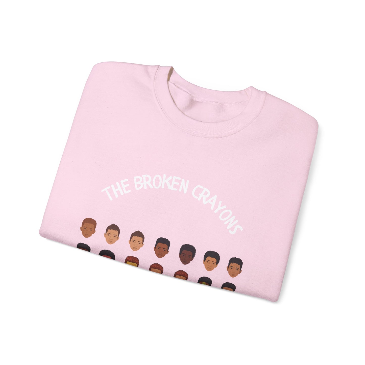 The Broken Crayons Collection - Join The Movement Sweatshirt | Diverse Faces & Unity Apparel"