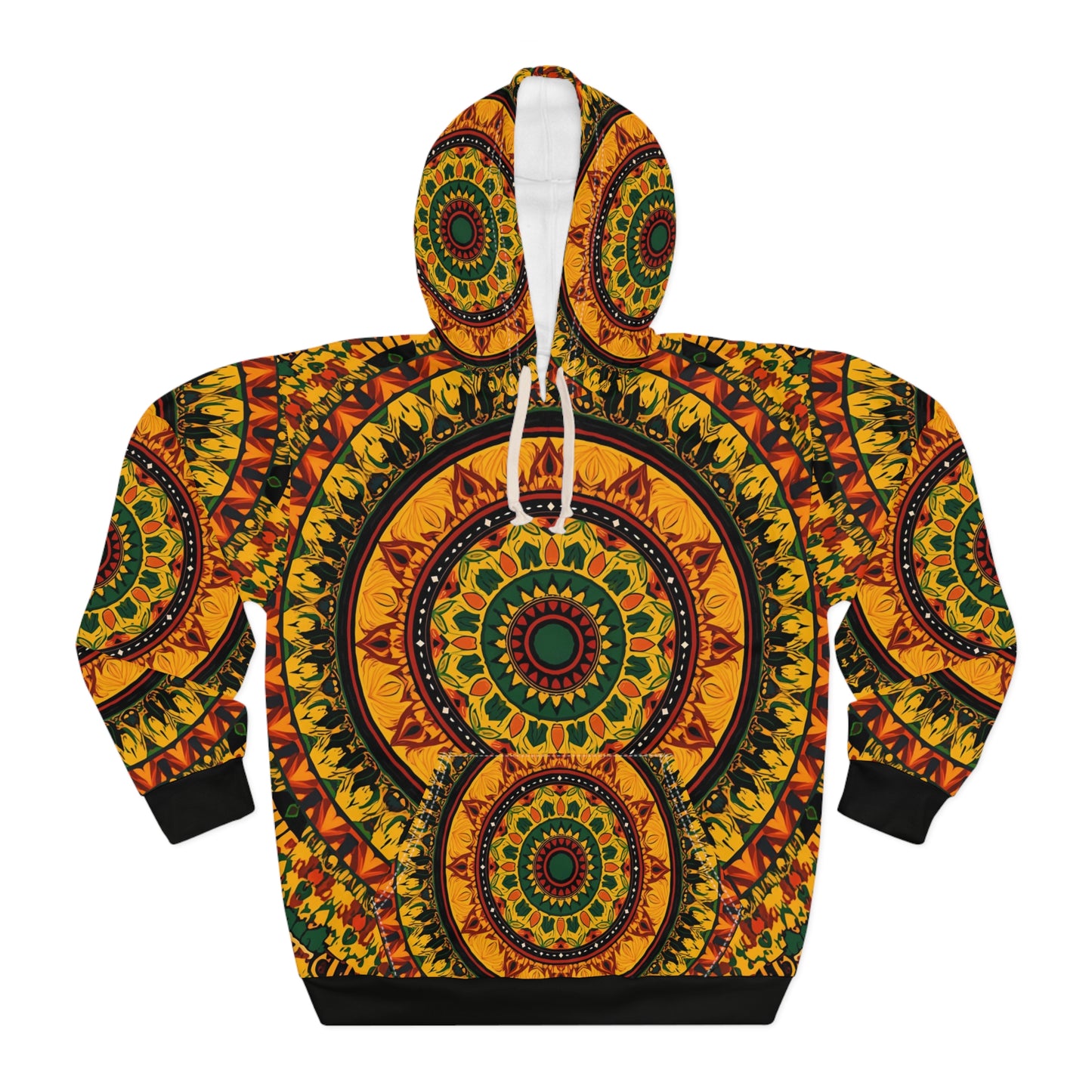Broken Crayons Collection Gifted Mandela Hoodie, Bohemian Pullover, Colorful Sweater, Festival Attire, Unisex Clothing, Cozy Layering Piece