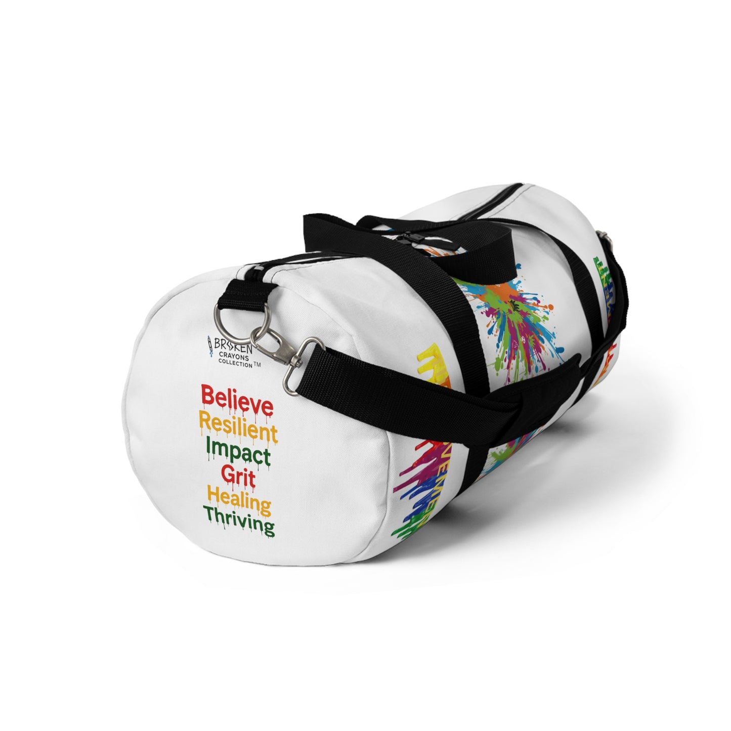 Broken Crayons™ Duffel Bag – Grit, Color, Movement