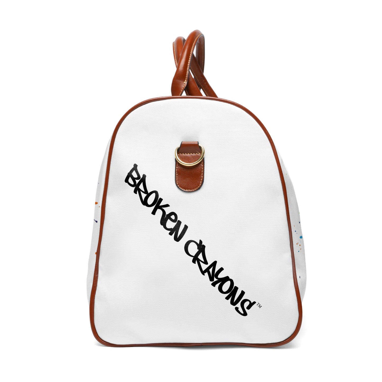 Broken Crayons Collection Stylish Waterproof Travel Bag, Urban Duffel, Graffiti Artwork