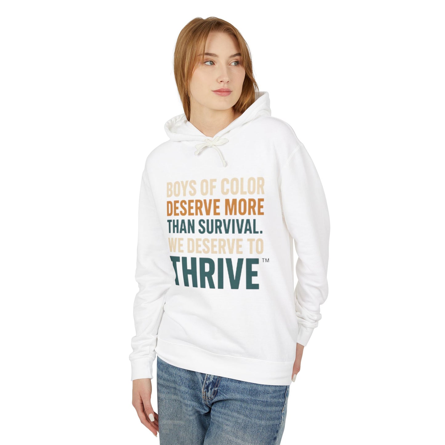 Broken Crayons We Deserve to Thrive™ Hoodie – Empower Boys of Color to Rise