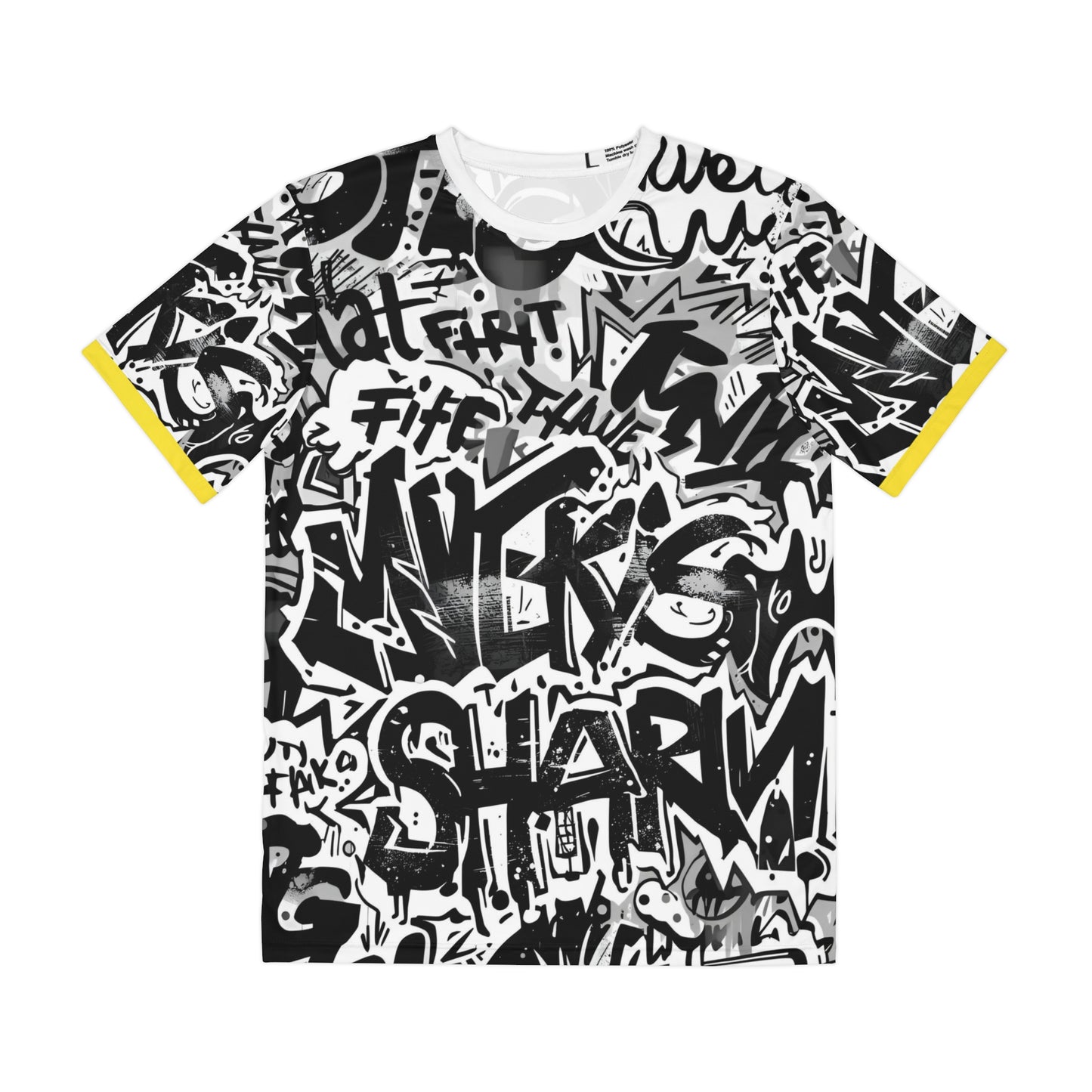 Broken Crayons Collection Men's Graffiti Art Tee - Urban Streetwear, Hip-Hop Style
