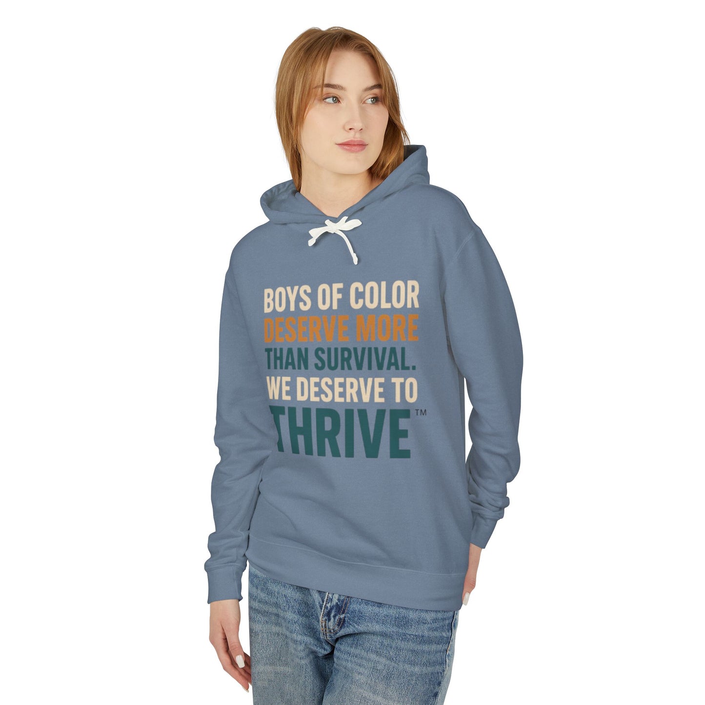 Broken Crayons We Deserve to Thrive™ Hoodie – Empower Boys of Color to Rise