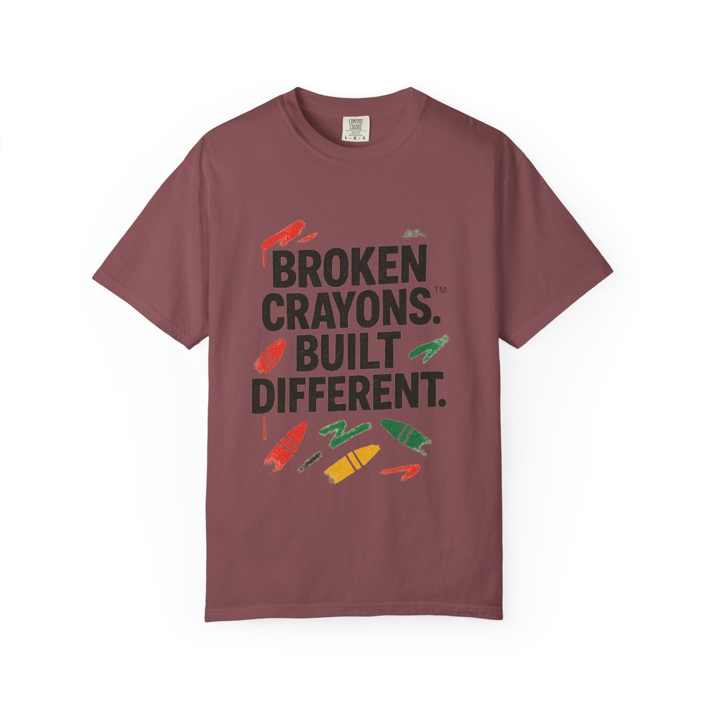 Broken Crayons Built Different™ Tee | Bold Urban Streetwear