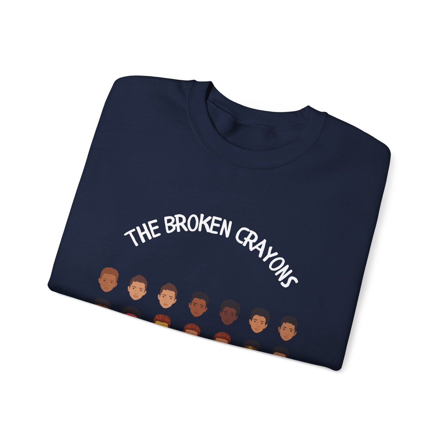 The Broken Crayons Collection - Join The Movement Sweatshirt | Diverse Faces & Unity Apparel"