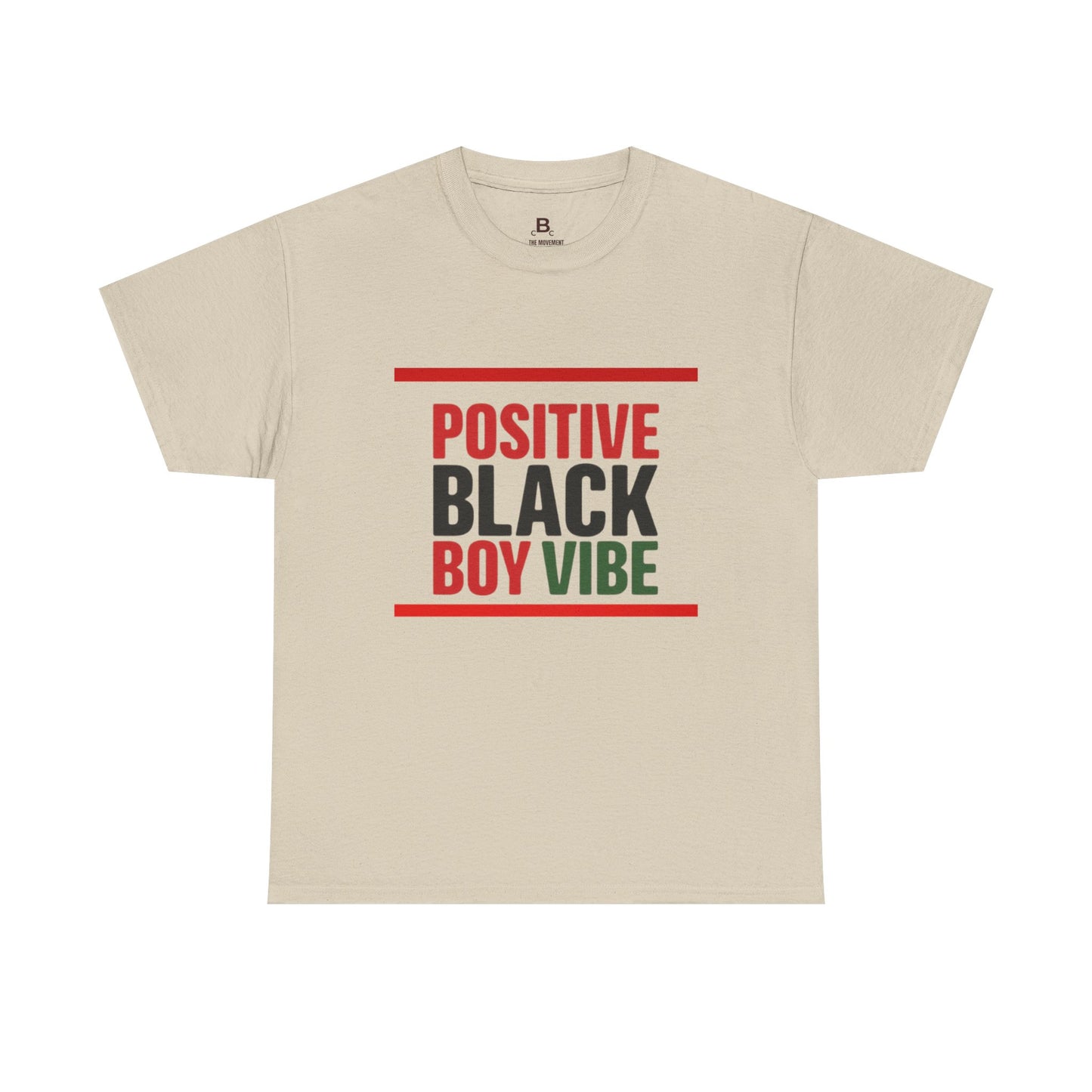 Positive Black Boy Vibe Tee - Unisex Cotton T-Shirt for Affirmation