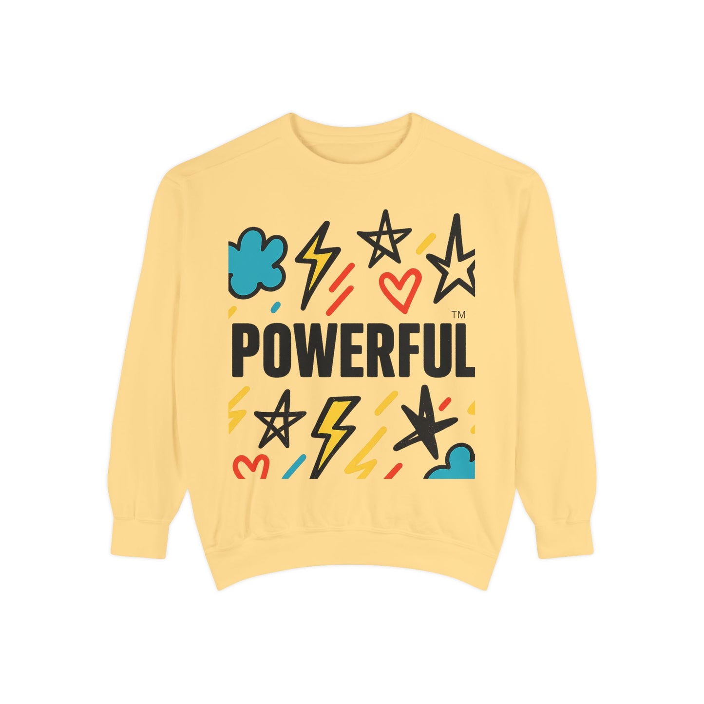 POWERFUL™ Graffiti Sweatshirt – Bold Affirmation for Boys of Color