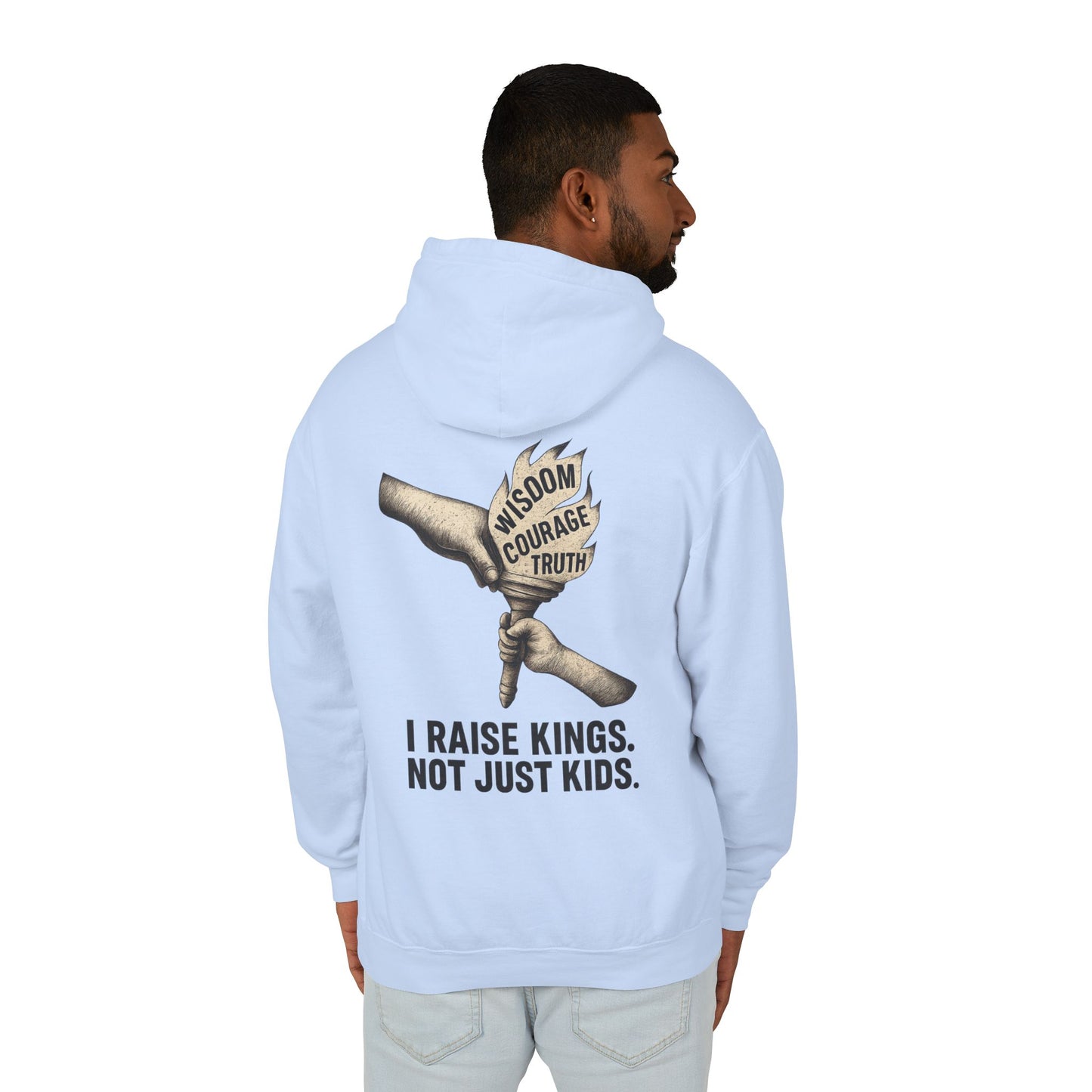 Empowering Unisex Hooded Sweatshirt for Parents, My Son Breaks Barriers, Inspirational Gift for Fathers, Kids, and Celebrations