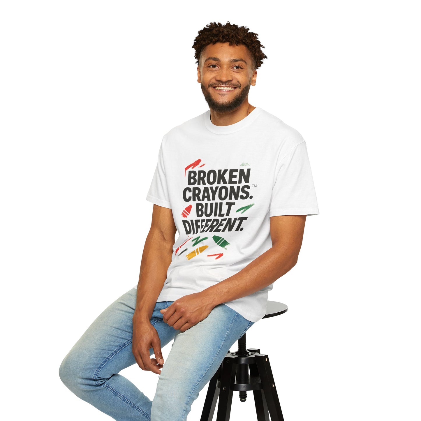 Broken Crayons Built Different™ Tee | Bold Urban Streetwear