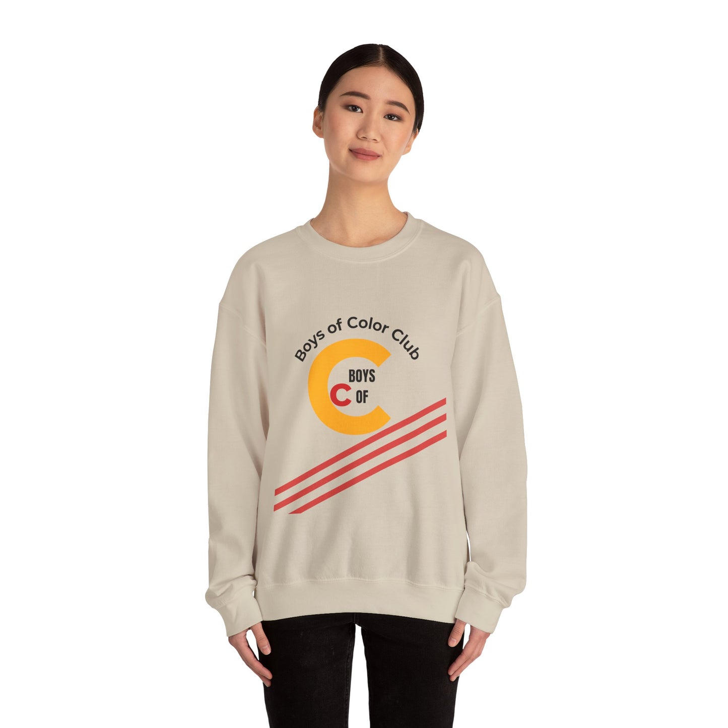 Boys of Color Club Sweatshirt | The Broken Crayons Collection, Activism Apparel, Cozy Layering