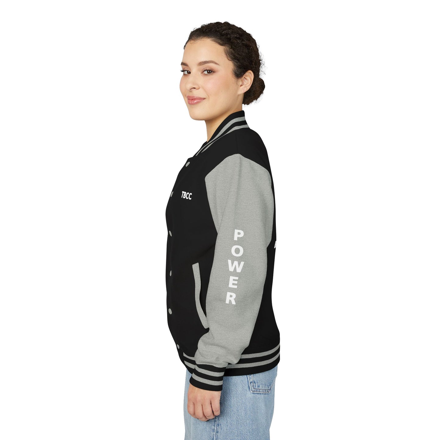Unisex Heavyweight Letterman Jacket - Inspirational Statement Jacket, Trendy Outerwear, Motivational Gift, Casual Wear, College Spirit