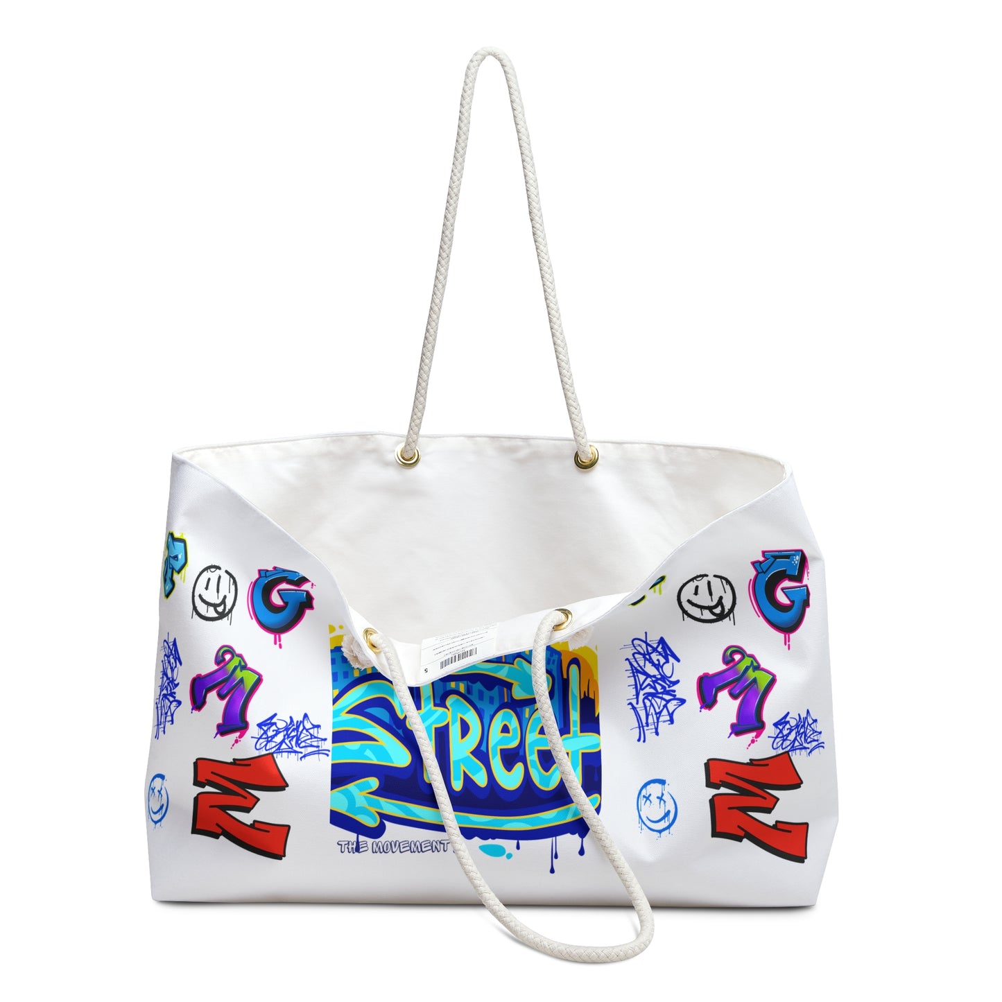 Broken Crayons Collection "Street" Graffiti Art Beach Bag | Oversized Tot