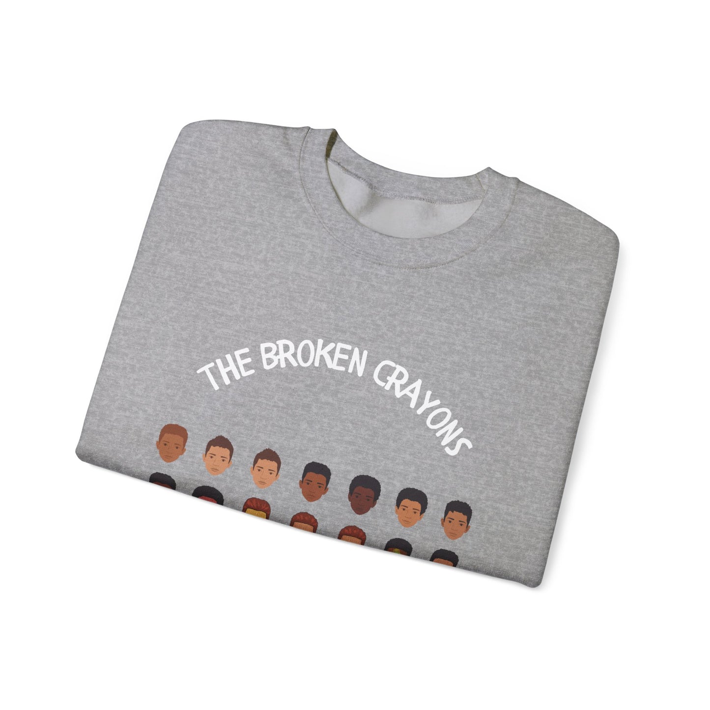 The Broken Crayons Collection - Join The Movement Sweatshirt | Diverse Faces & Unity Apparel"
