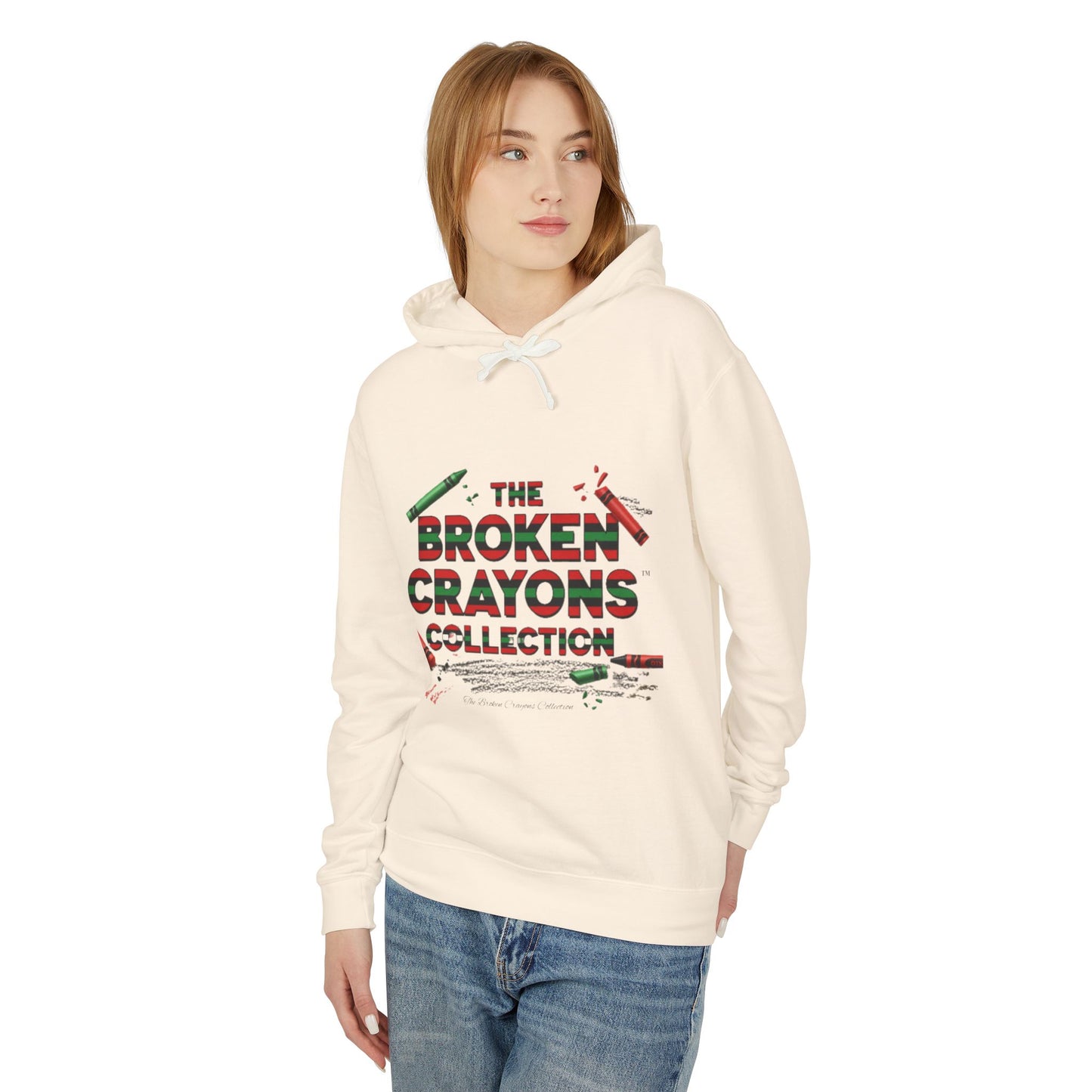 The Broken Crayons Collection Lightweight Hooded Sweatshirt