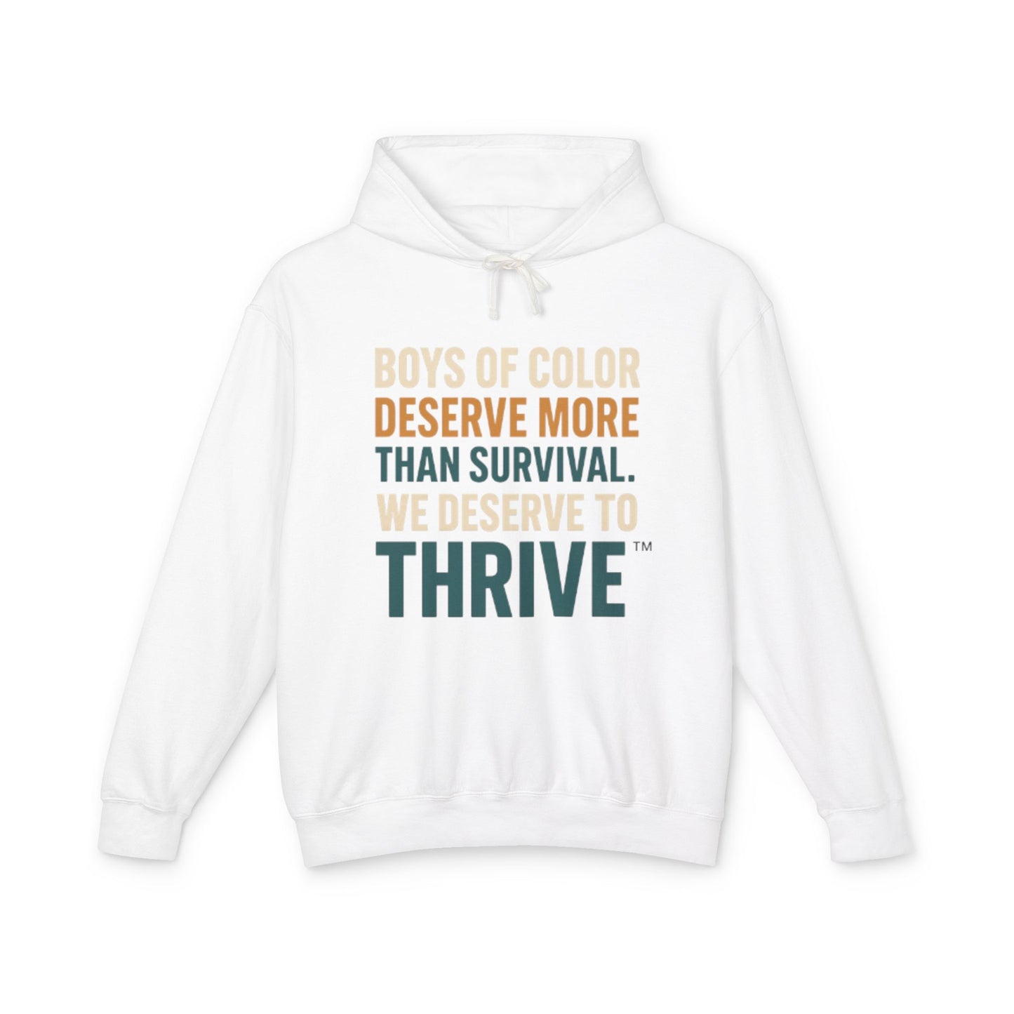 Broken Crayons We Deserve to Thrive™ Hoodie – Empower Boys of Color to Rise