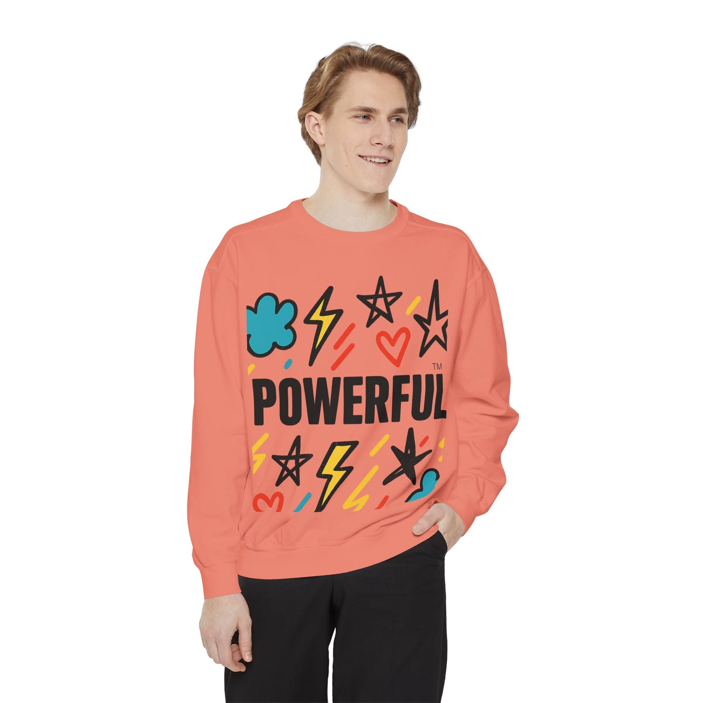 POWERFUL™ Graffiti Sweatshirt – Bold Affirmation for Boys of Color