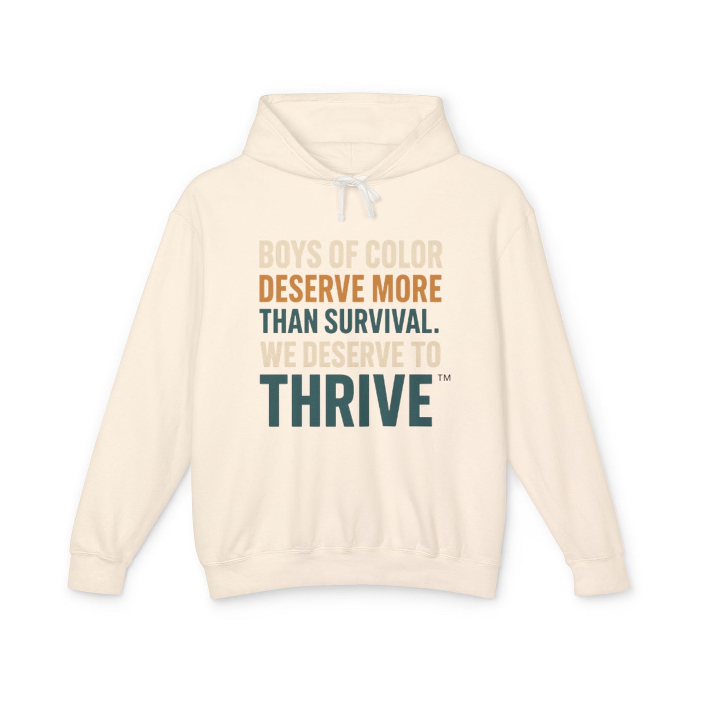 Broken Crayons We Deserve to Thrive™ Hoodie – Empower Boys of Color to Rise