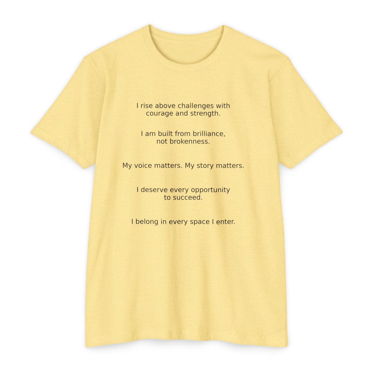 Empowerment T-Shirt, Inspirational Tee, Motivational Shirt, Unisex Statement Top, Everyday Confidence Wear