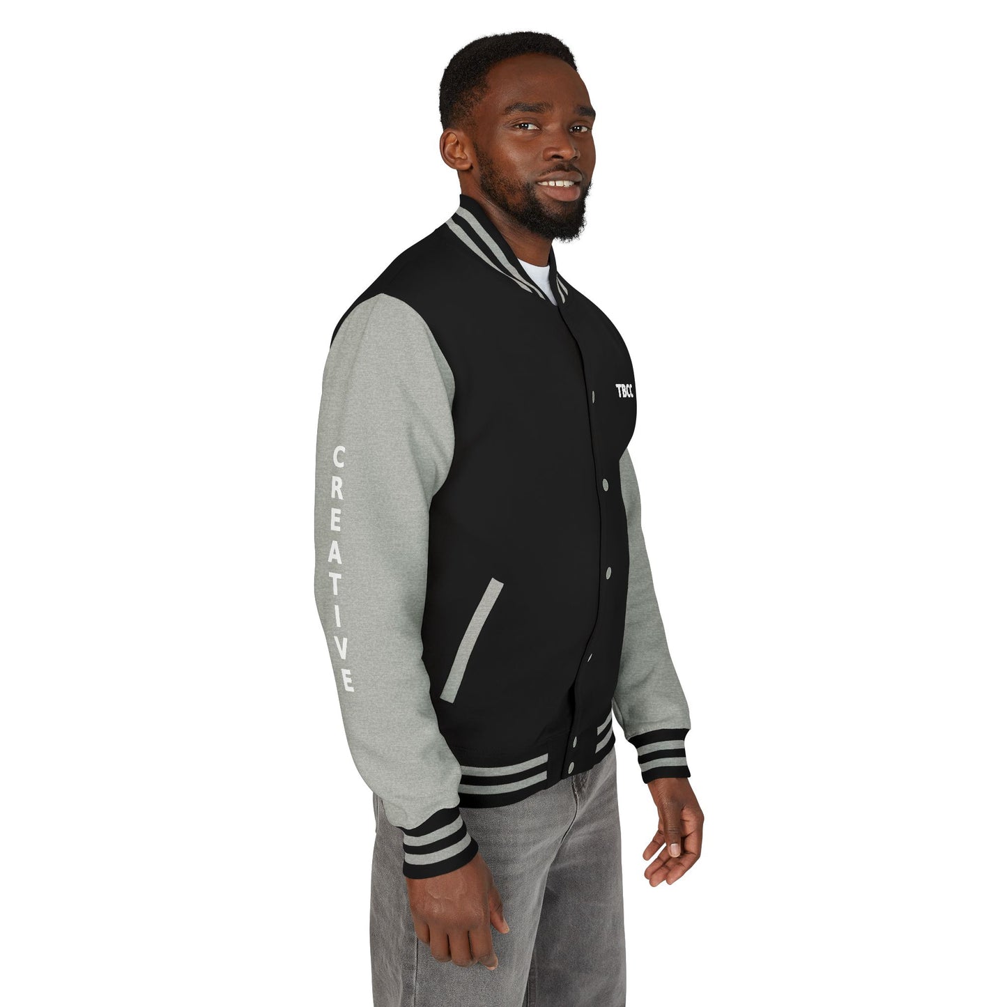 Unisex Heavyweight Letterman Jacket - Inspirational Statement Jacket, Trendy Outerwear, Motivational Gift, Casual Wear, College Spirit