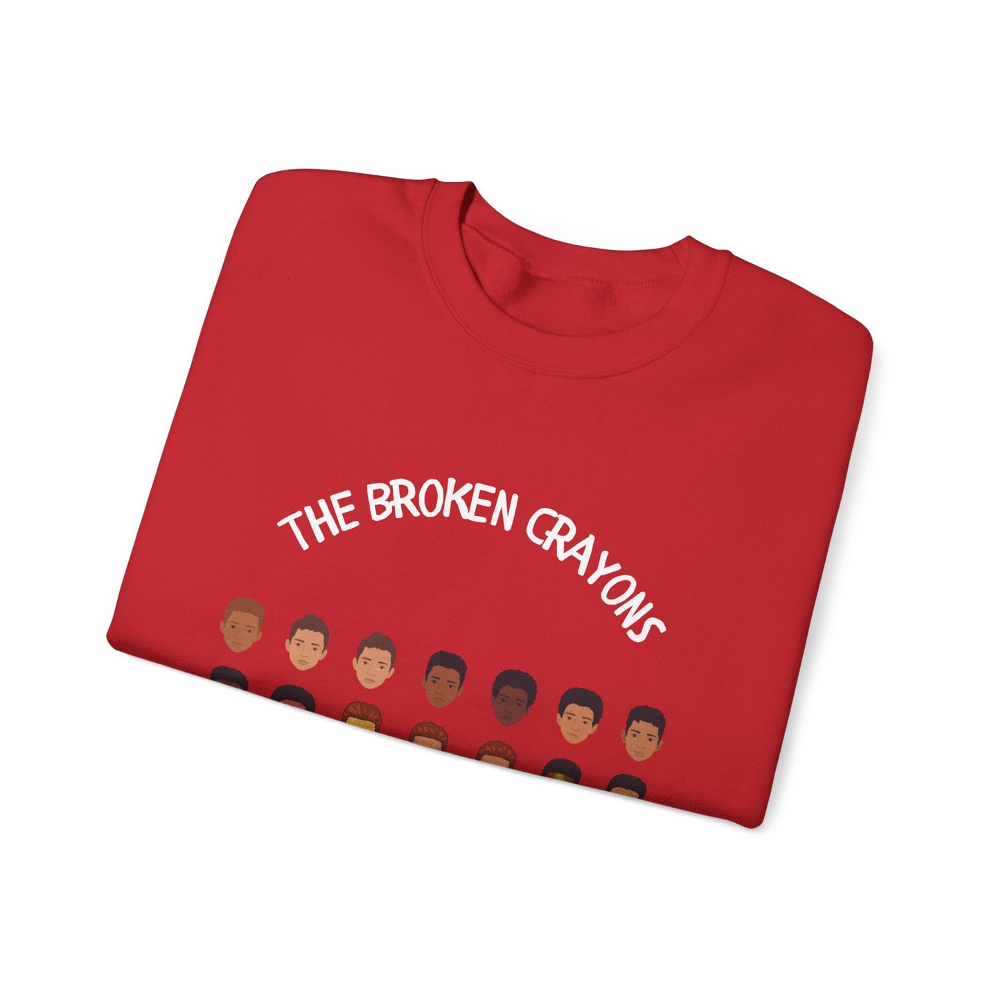 The Broken Crayons Collection - Join The Movement Sweatshirt | Diverse Faces & Unity Apparel"