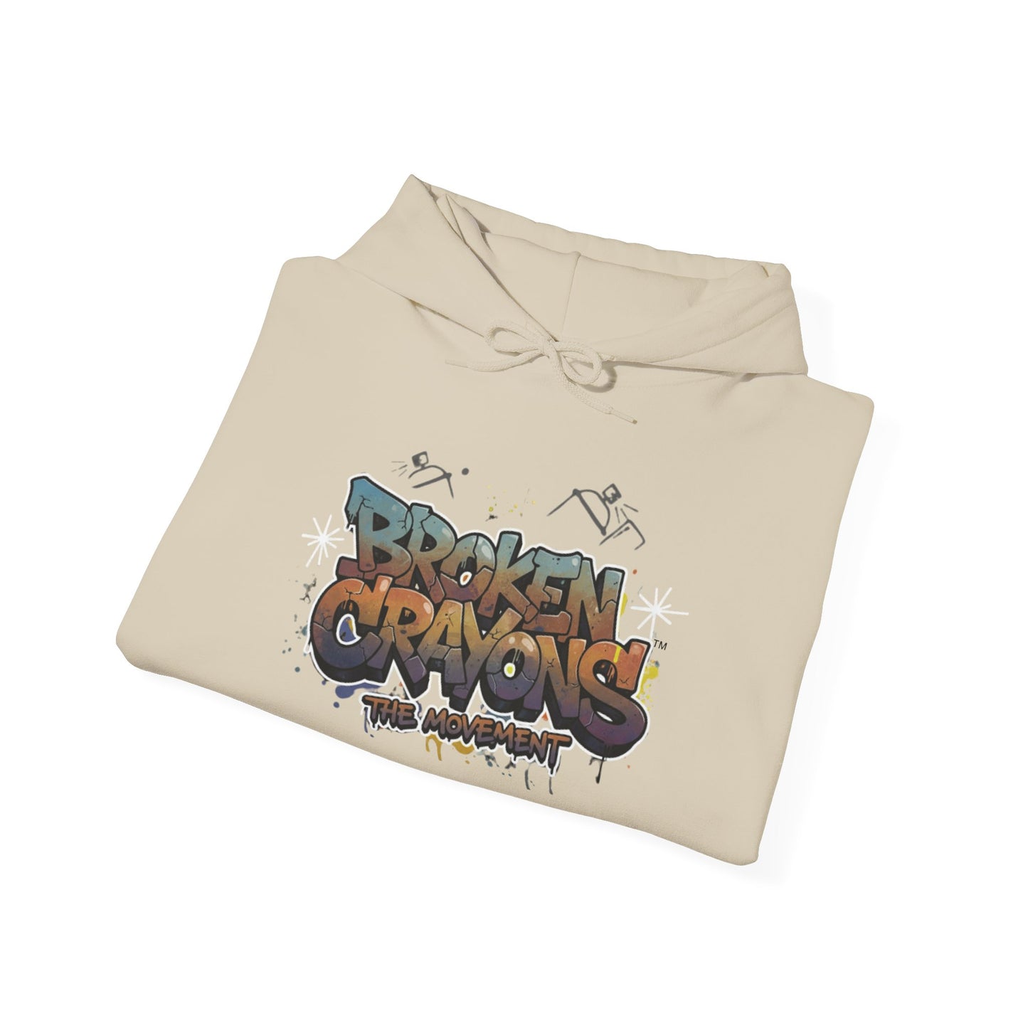 Graffiti Hoodie – Broken Crayons Collection™ | Bold Streetwear for the Movement