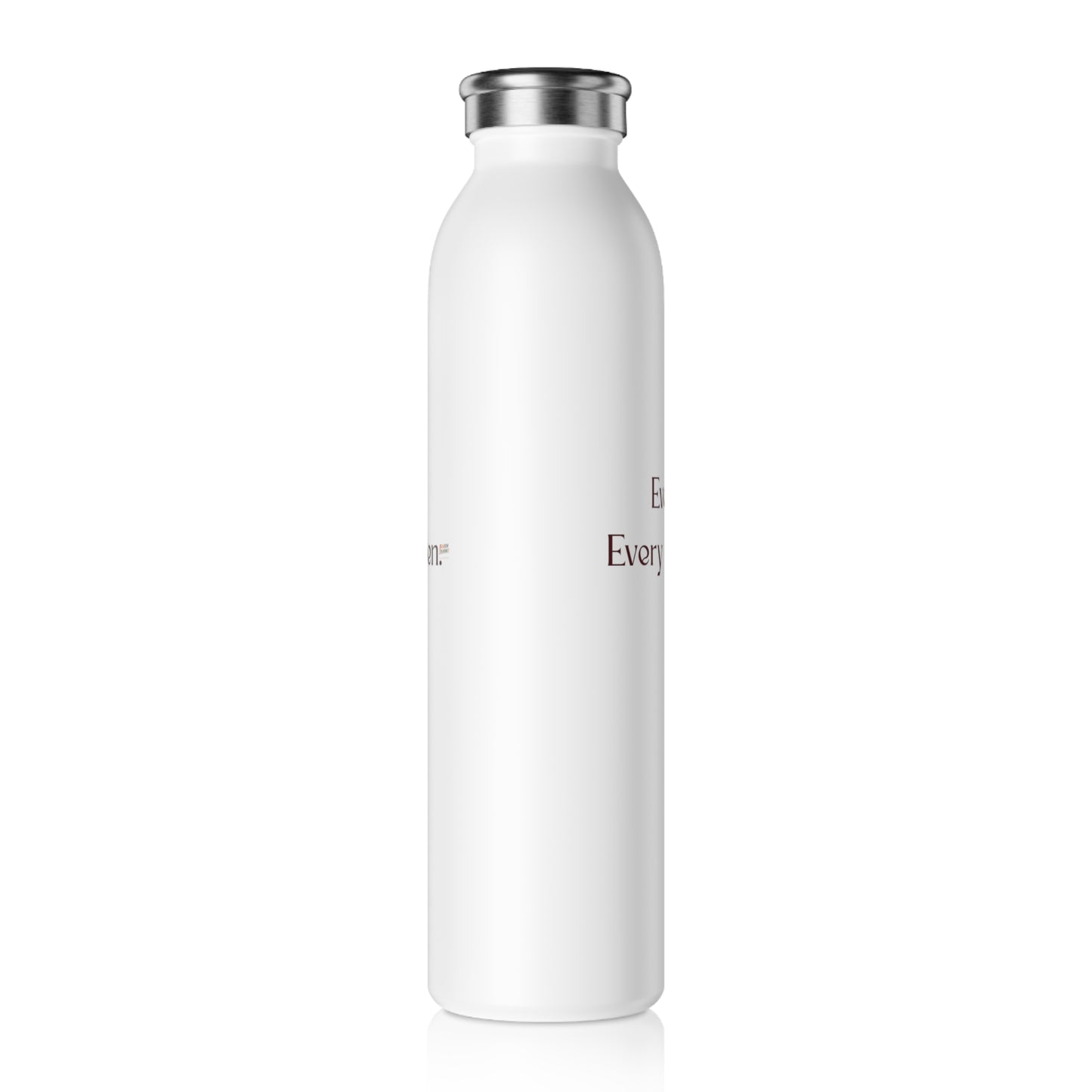 Broken Crayons Collection Seeds Slim Water Bottle, Motivational Drink Container,