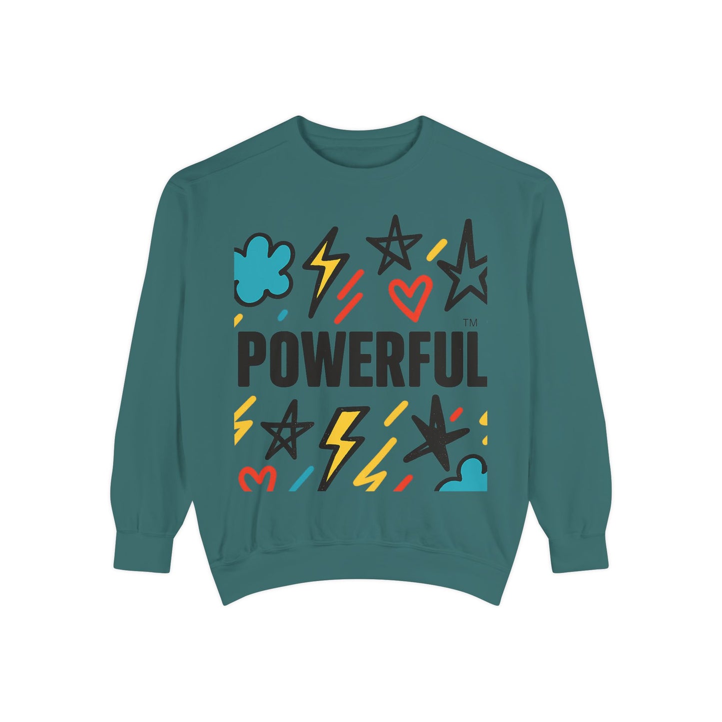 POWERFUL™ Graffiti Sweatshirt – Bold Affirmation for Boys of Color