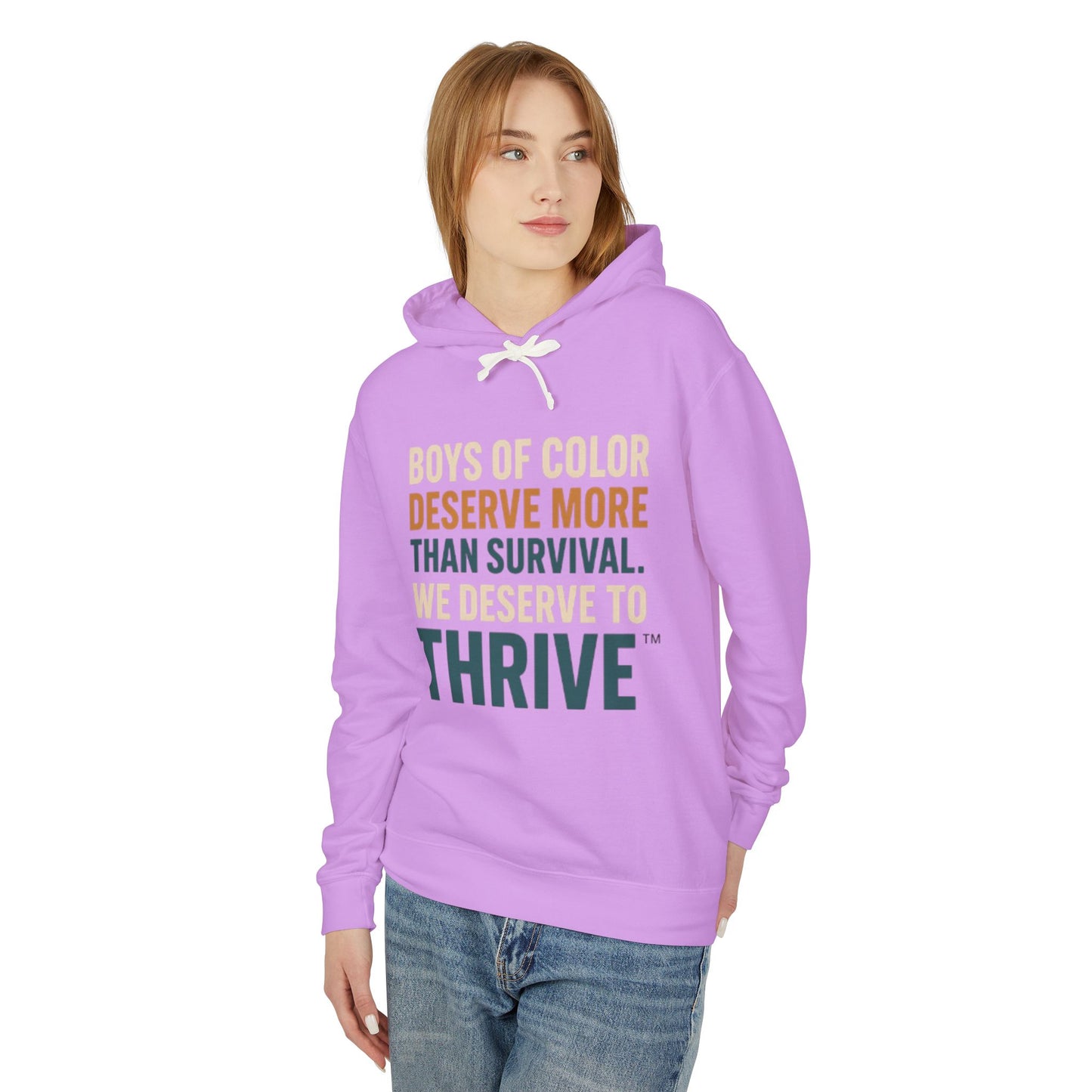 Broken Crayons We Deserve to Thrive™ Hoodie – Empower Boys of Color to Rise