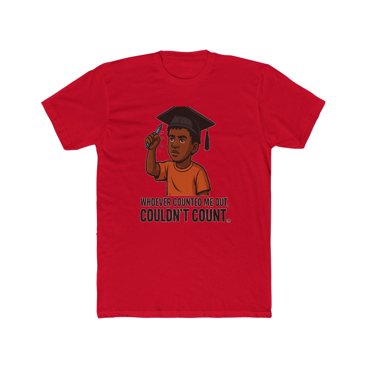 Broken Crayons Collection Whoever Counted Me Out Tee – Empowerment Apparel for Black Youth