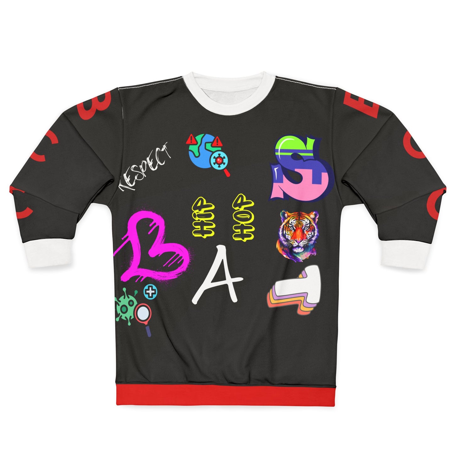 Broken Crayons CollectionTrendy Hip Hop Sweatshirt, Unisex Streetwear,