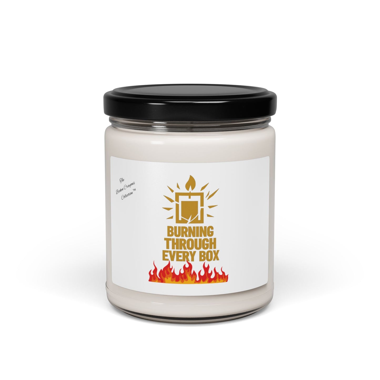 Burning Through Every Box Candle – Empowerment Flame by Broken Crayons™