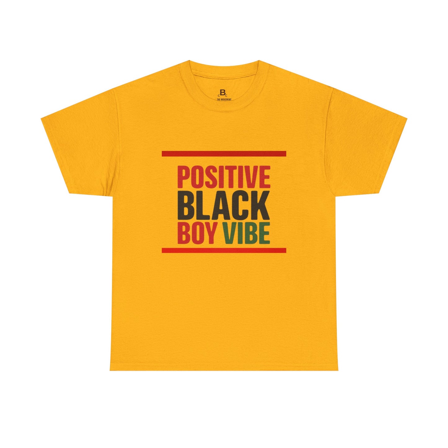 Positive Black Boy Vibe Tee - Unisex Cotton T-Shirt for Affirmation
