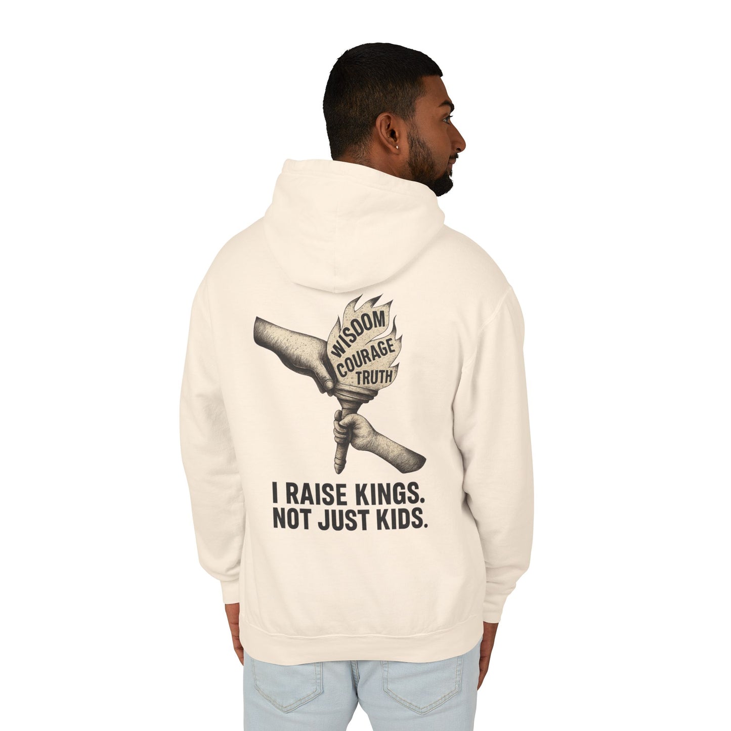 Empowering Unisex Hooded Sweatshirt for Parents, My Son Breaks Barriers, Inspirational Gift for Fathers, Kids, and Celebrations