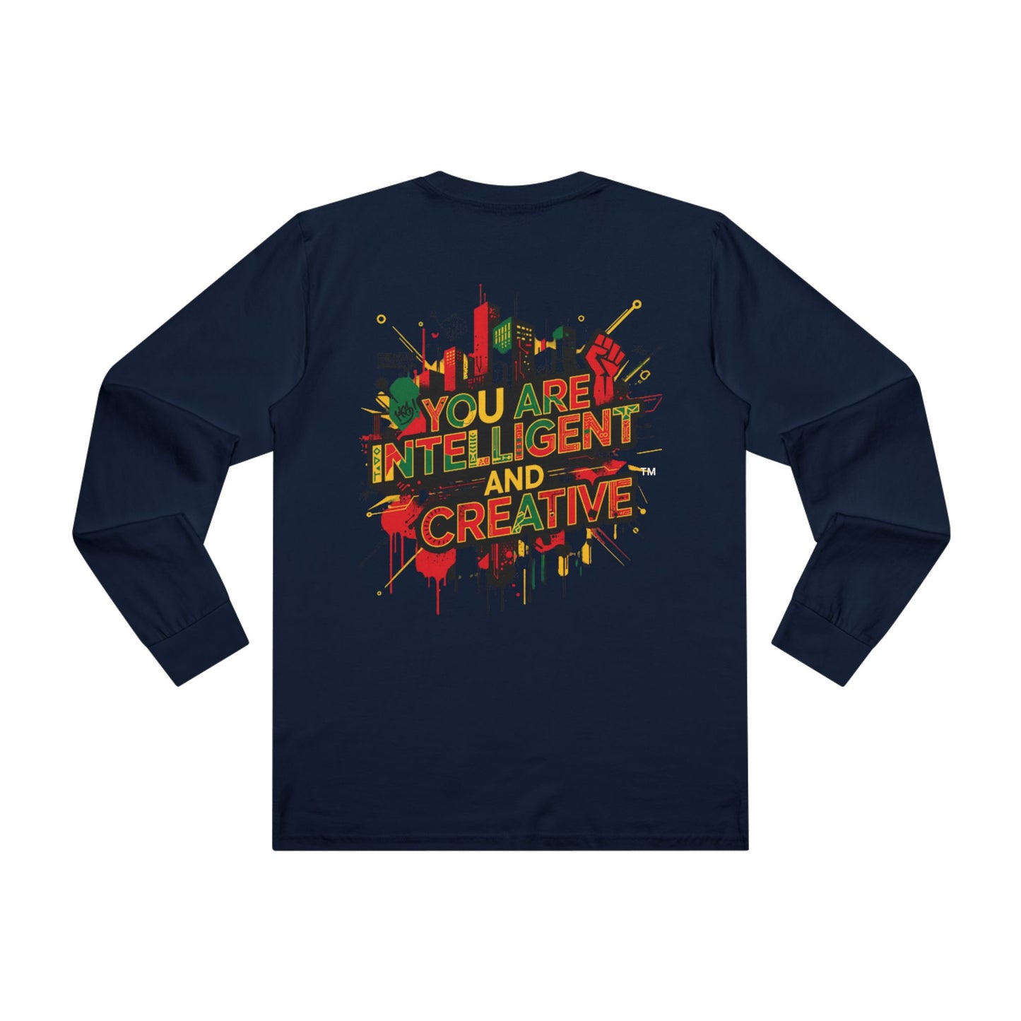 Broken Crayons Long sleeve Tee - Creativity, Self-Expression, Art Lover Gift, Motivational Shirt, Casual Wear, Gallery Event