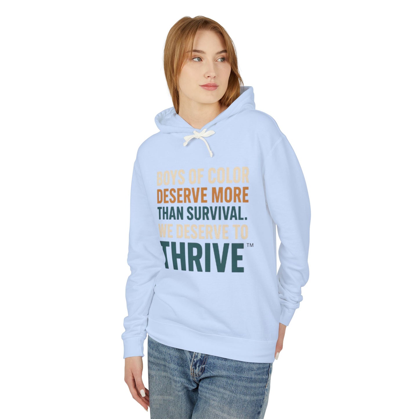 Broken Crayons We Deserve to Thrive™ Hoodie – Empower Boys of Color to Rise