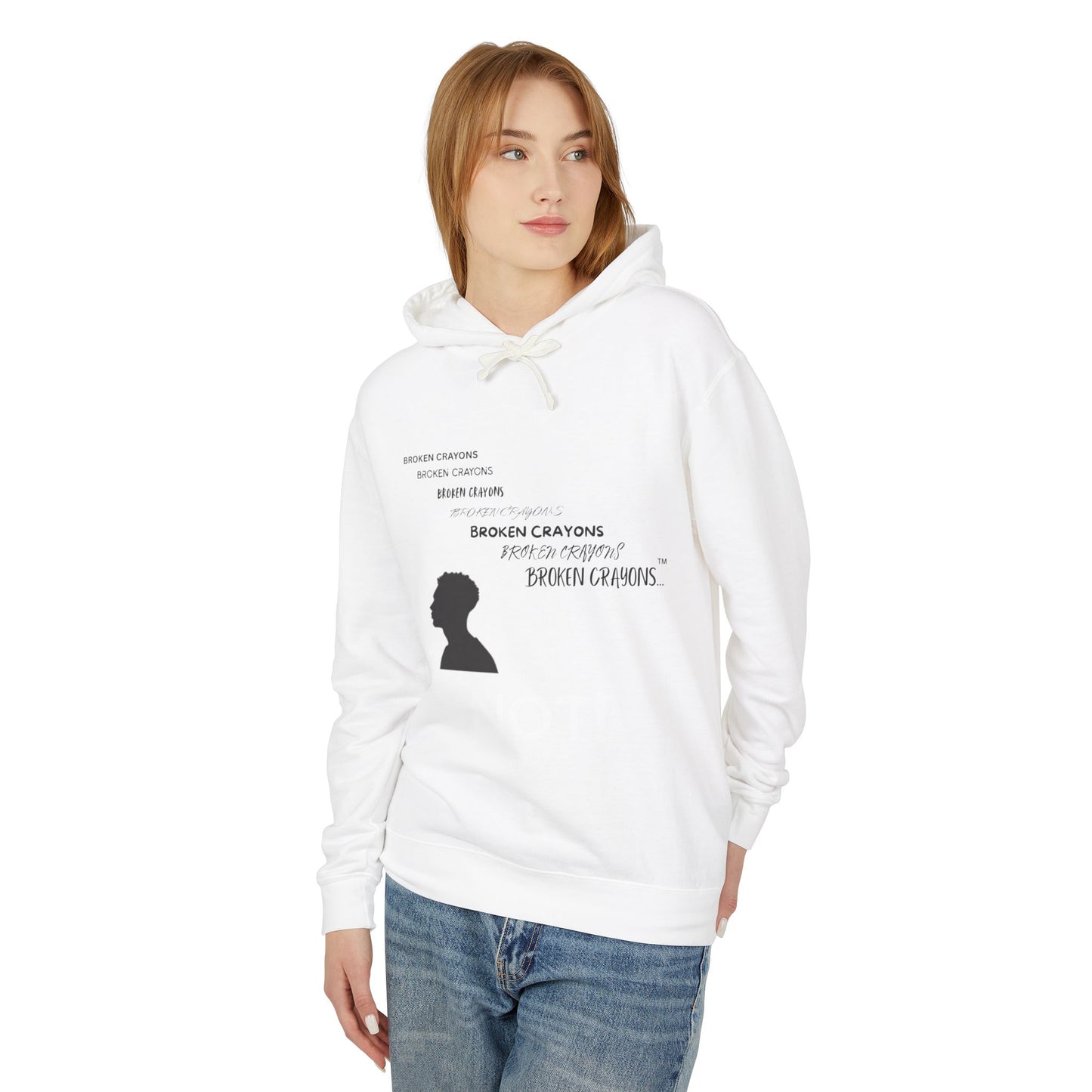 Broken Crayons™ “NOT!” Statement Hoodie – Empowerment Apparel for Men
