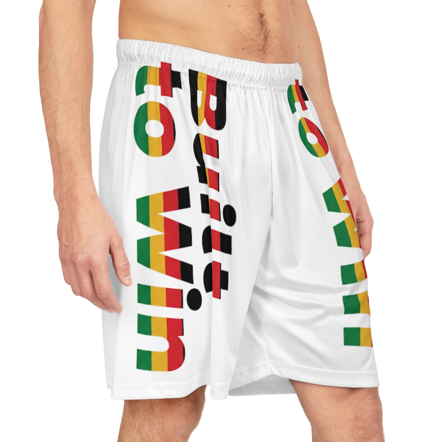 Built to Win™ Pan-African Inspired Athletic Shorts – Urban Streetwear, Empowerment Collection