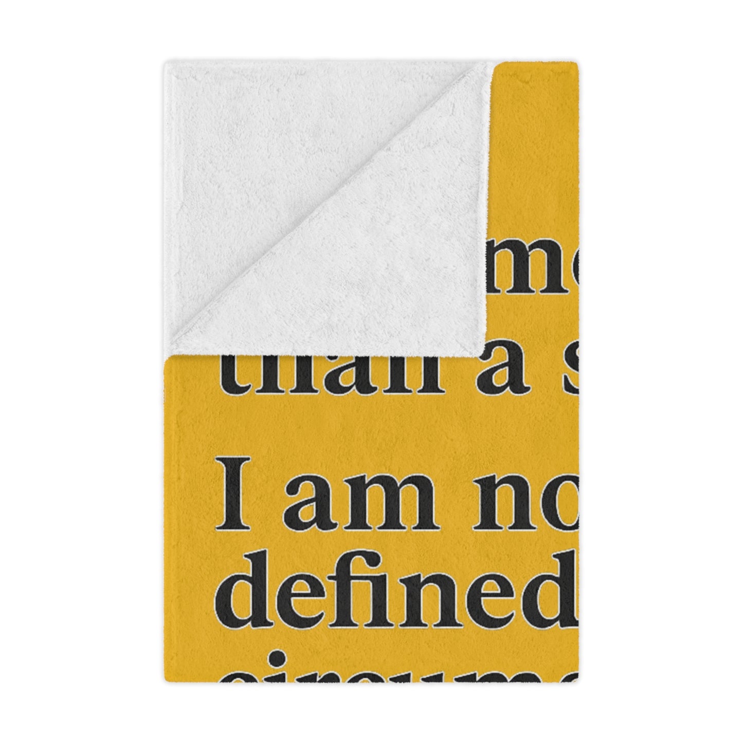 Empowering Quote Minky Blanket - Cozy Gift for Self-Love, Encouragement, Comfort, Mindfulness, Inspirational Living