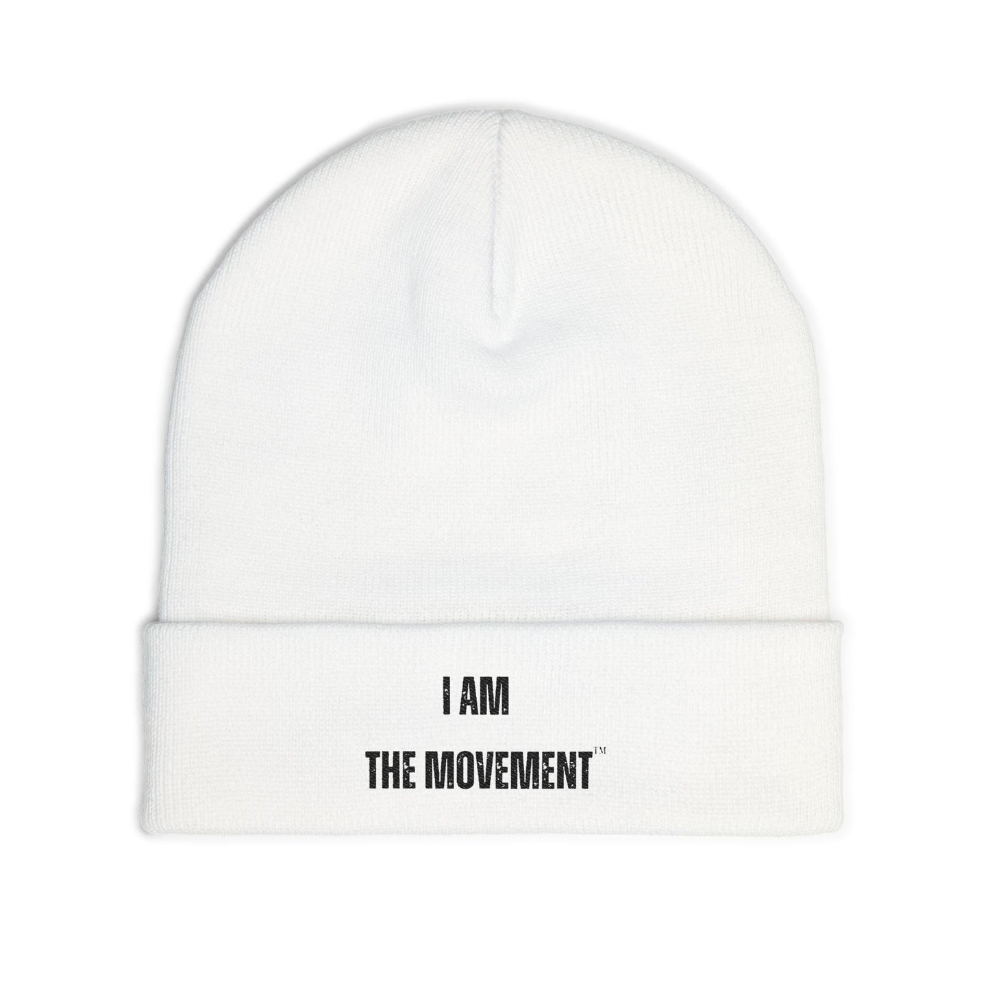 I Am the Movement™ Embroidered Beanie – Streetwear Knit Hat | Broken Crayons Collection™