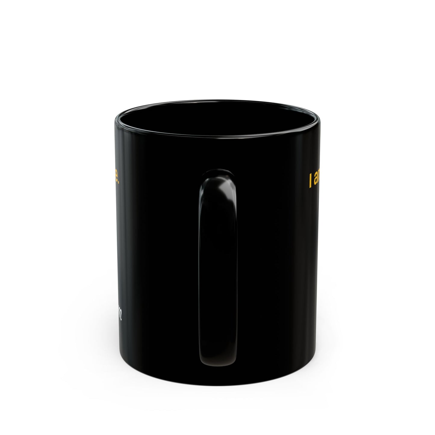 Empowerment Black Ceramic Mug – “Destined, Brilliant, Unstoppable” | Broken Crayons Collection™